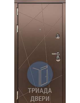 стальная дверь с окрасом нитроэмаль элитного класса в квартиру