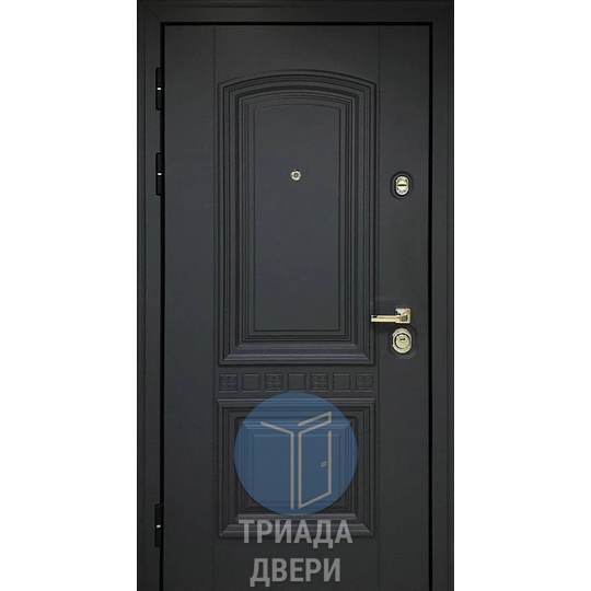 элитная дверь с отделкой мдф в загородный дом
