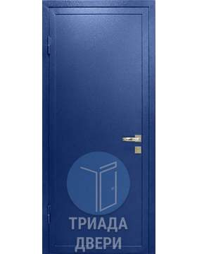 двустворчатая антивандальная дверь из стали для уличного применения