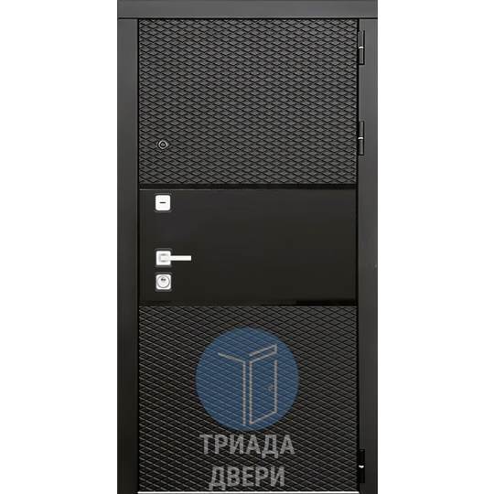 элитная дверь в квартиру с зеркалом внутри