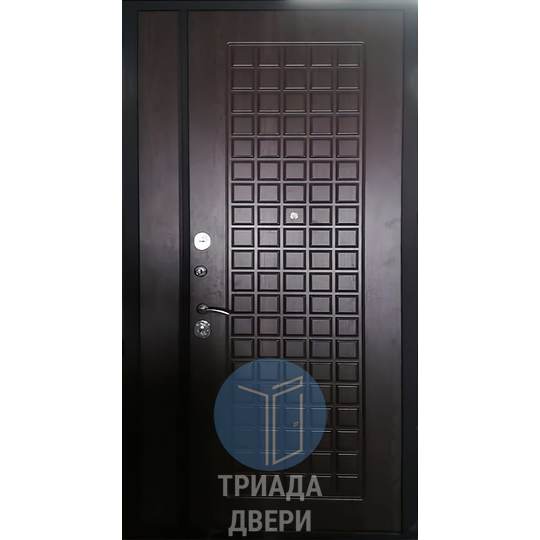 антивандальная двустворчатая дверь в квартиру, элитная модель - фото 1