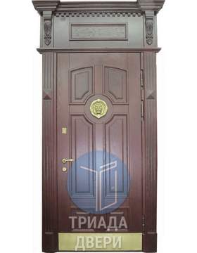 офисная стальная дверь с верхней вставкой