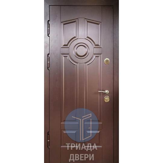 дверь в квартиру с зеркалом внутри
