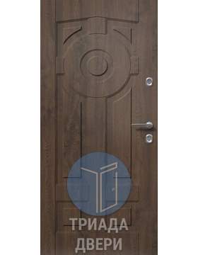 металлическая утепленная дверь с отделкой мдф в дом