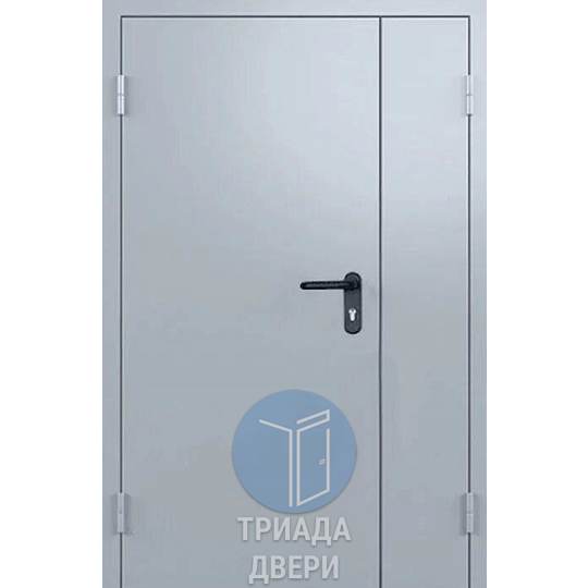 техническая двустворчатая дверь для склада