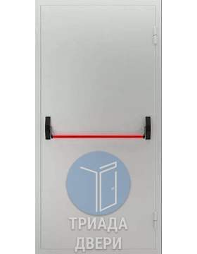 техническая дверь для склада с ручкой антипаника